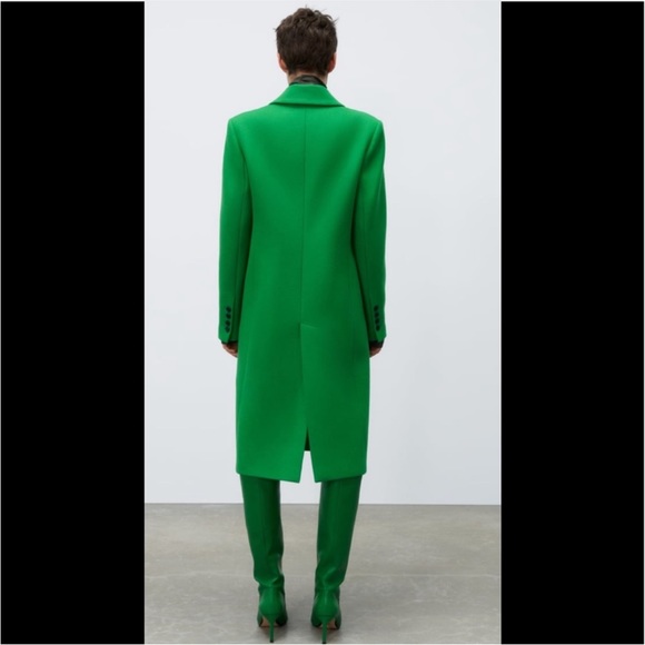 ZARA Double Breasted Wool Premium Coat - Picture 4 of 16